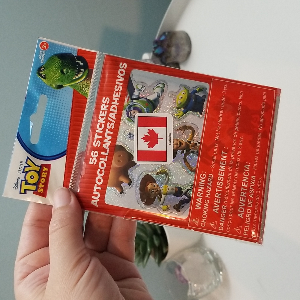 Toy story stickers 56 pack NWT